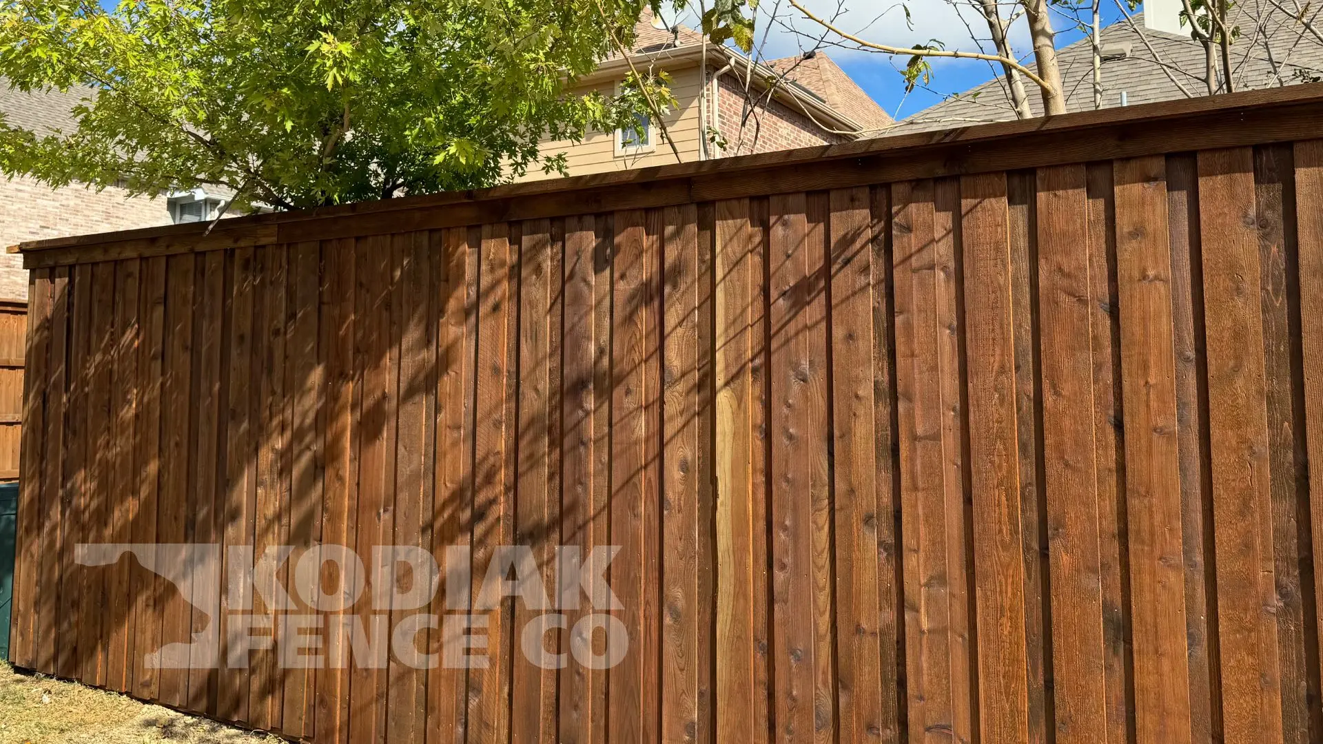 Custom fence construction in McKinney TX